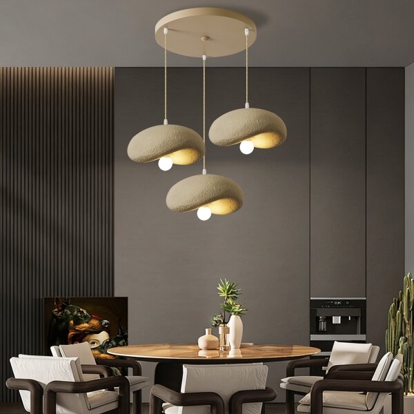 BRILAGI - Candelabru suspendat pe cablu WABI SABI 3xE27/60W/230V bej