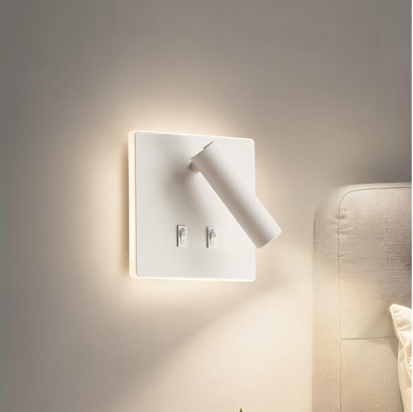 BRILAGI - LED Aplică spot de perete ZAYA DOUBLE LED/8W/230V + LED/3W albă