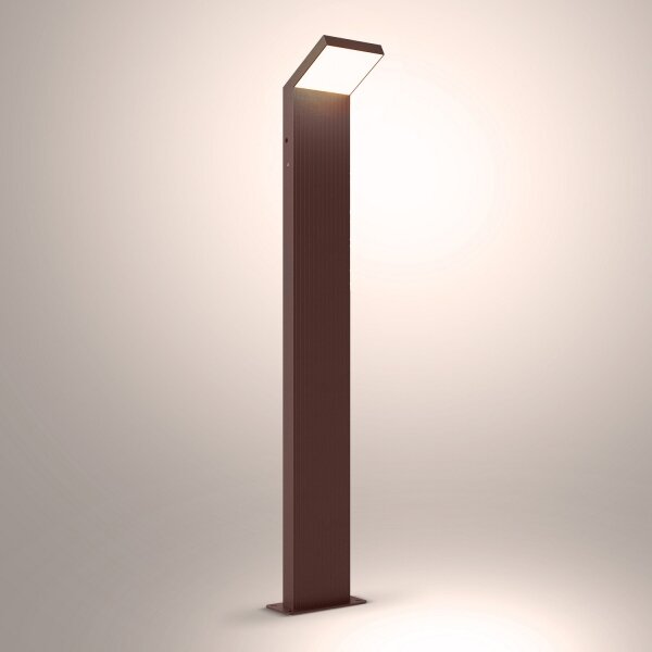 BRILAGI - Lampă LED de exterior RIANO LED/8W/230V maro IP65 80 cm