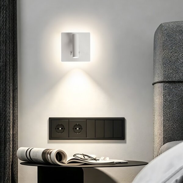 BRILAGI - LED Aplică spot de perete ZAYA DOUBLE LED/8W/230V + LED/3W albă