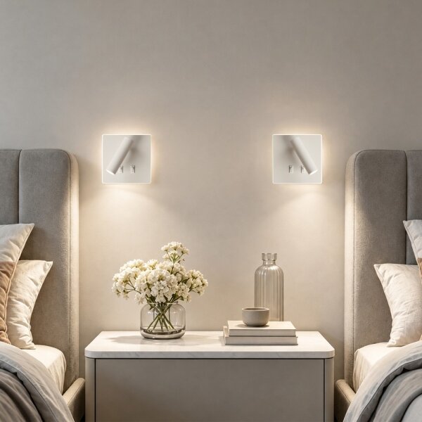 BRILAGI - LED Aplică spot de perete ZAYA DOUBLE LED/8W/230V + LED/3W albă