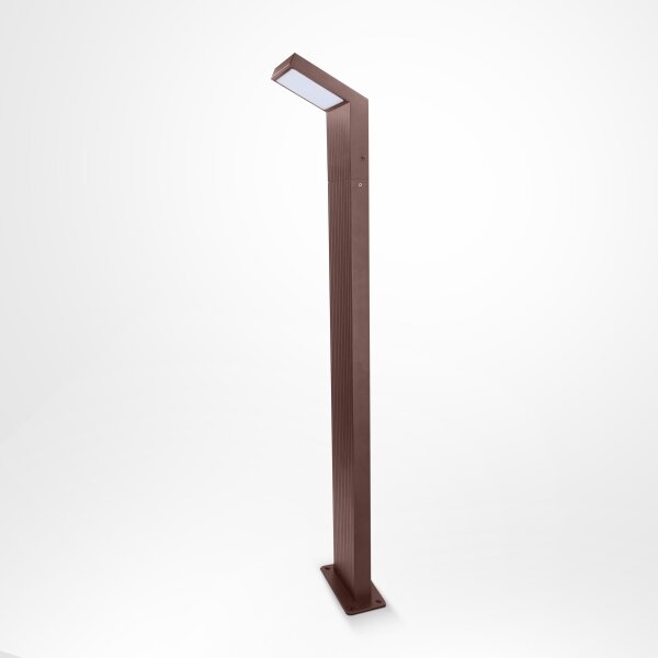 BRILAGI - Lampă LED de exterior RIANO LED/8W/230V maro IP65 80 cm