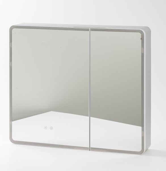BRILAGI - Dulap de baie cu oglindă și iluminare LED NOTO DOUBLE 78x65 cm