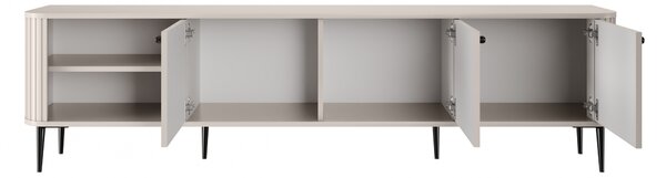 Comodă TV Vesper 3D 187 cm - cașmir / picioare negre