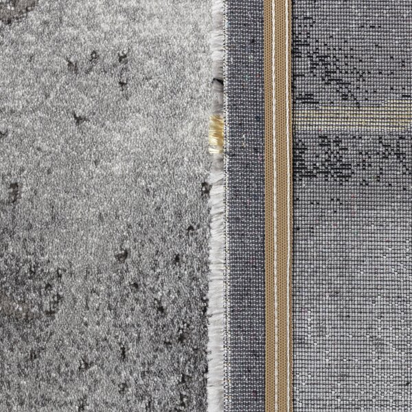 Covor Modern Living , Dormitor Dreptunghiular Marmara D636R Gri Gold (Alege dimensiunea: 100 x 200)