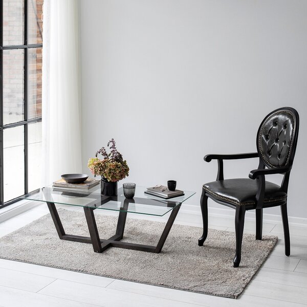 Măsuţă de cafea, Hanah Home, Culoare: Antracit