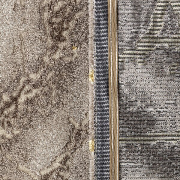 Covor Modern Living , Dormitor Dreptunghiular Marmara D636R Bej Gold (Alege dimensiunea: 100 x 200)
