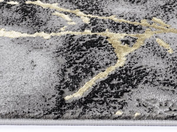 Covor Modern Living , Dormitor Dreptunghiular Marmara D636R Gri Gold (Alege dimensiunea: 100 x 200)