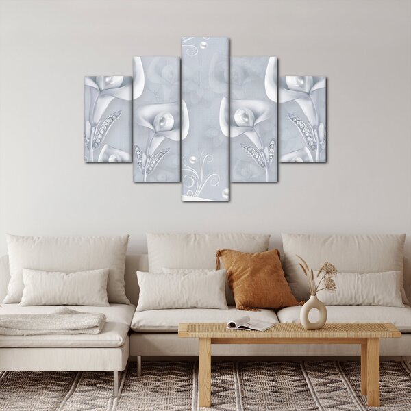 Tablou - Flori de perle (150x105 cm)