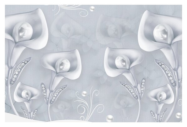 Tablou - Flori de perle (90x60 cm)