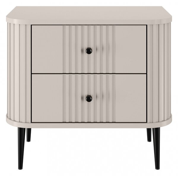 Set noptiere Vesper 56 cm - cașmir / picioare negre