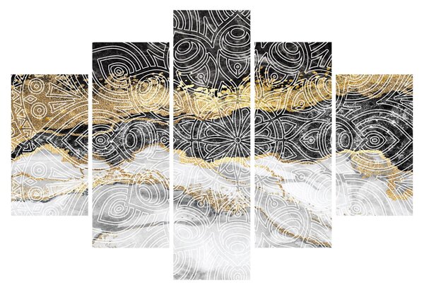 Tablou - Mandala în marmură (150x105 cm)