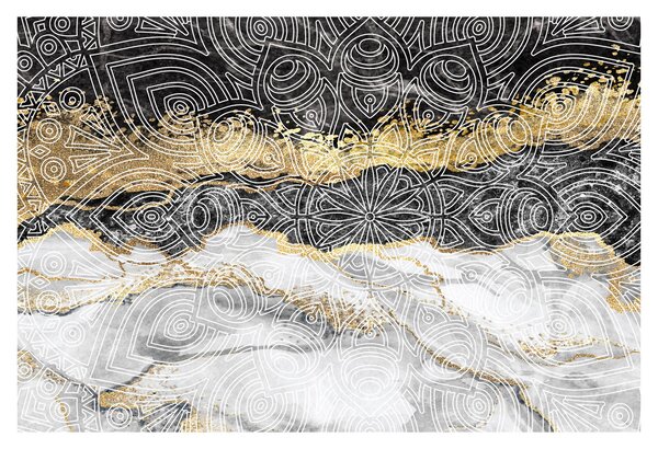 Tablou - Mandala în marmură (90x60 cm)