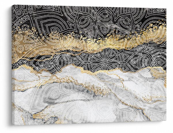 Tablou - Mandala în marmură (70x50 cm)
