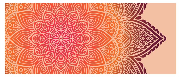 Tablou - Mandala artă (120x50 cm)