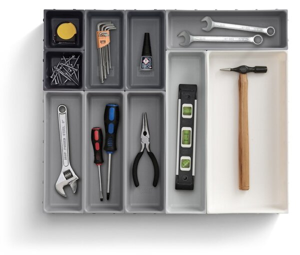 Organizator sertare variabilJoseph Joseph Blox, gri