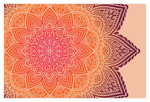 Tablou - Mandala artă (90x60 cm)
