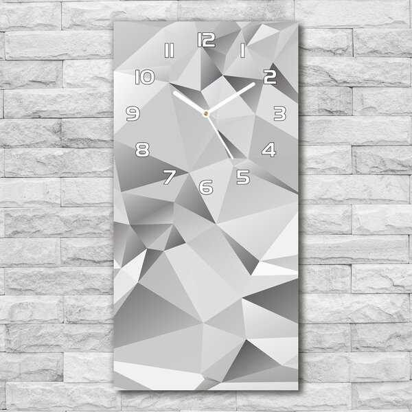 Ceas din sticlă dreptunghiular vertical 3D Abstracție