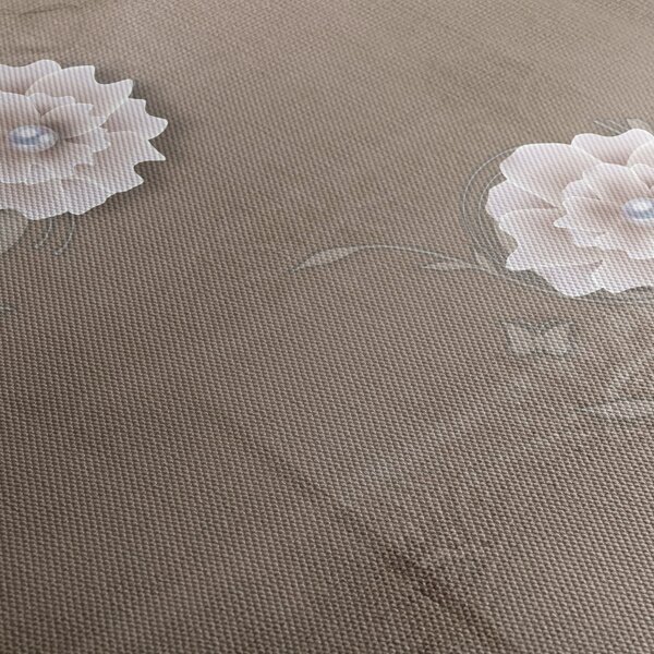 Tablou - Draperie cu flori (90x60 cm)