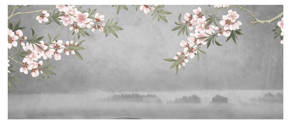 Tablou - Peisaj cu lună (120x50 cm)