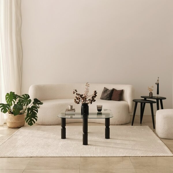 Măsuţă de cafea, Hanah Home, Culoare: Antracit