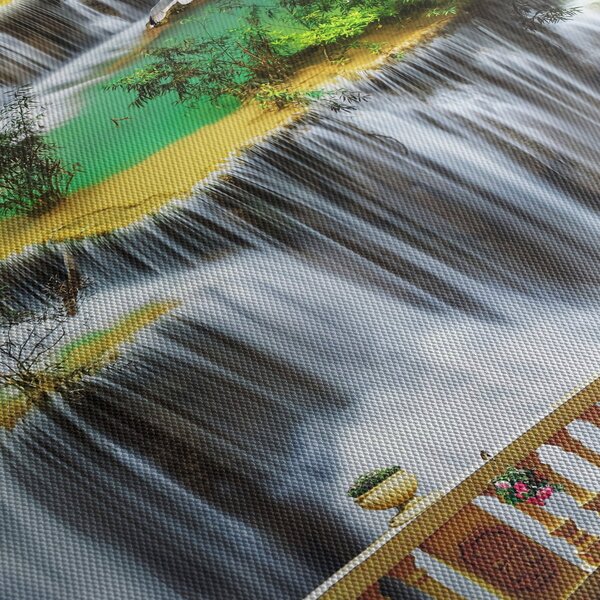 Tablou - Privire la cascade magice (90x60 cm)