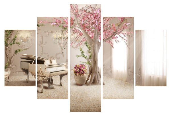 Tablou - Interior de vis cu pian (150x105 cm)