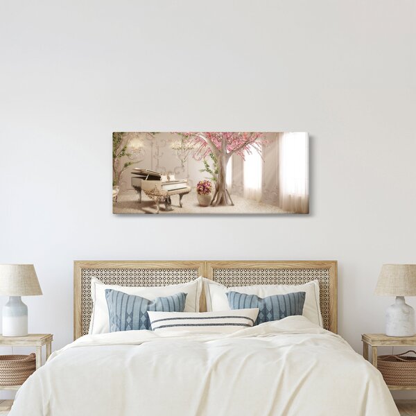 Tablou - Interior de vis cu pian (120x50 cm)