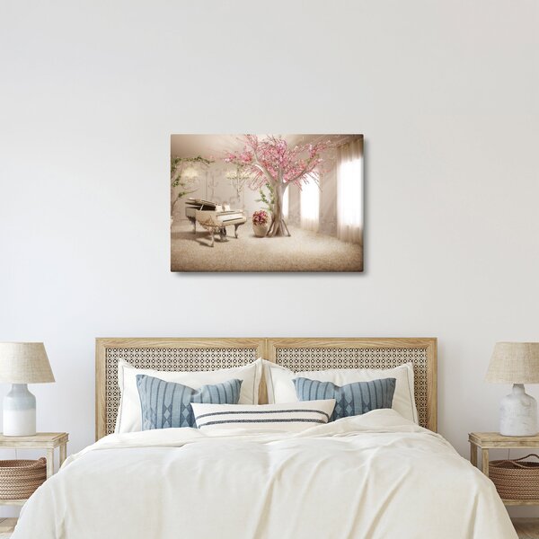 Tablou - Interior de vis cu pian (70x50 cm)