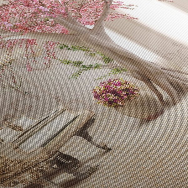 Tablou - Interior de vis cu pian (120x50 cm)