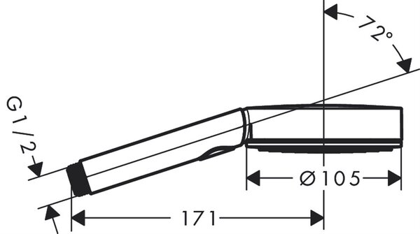 Hansgrohe Pulsify Select S duș de mână maro 24110140