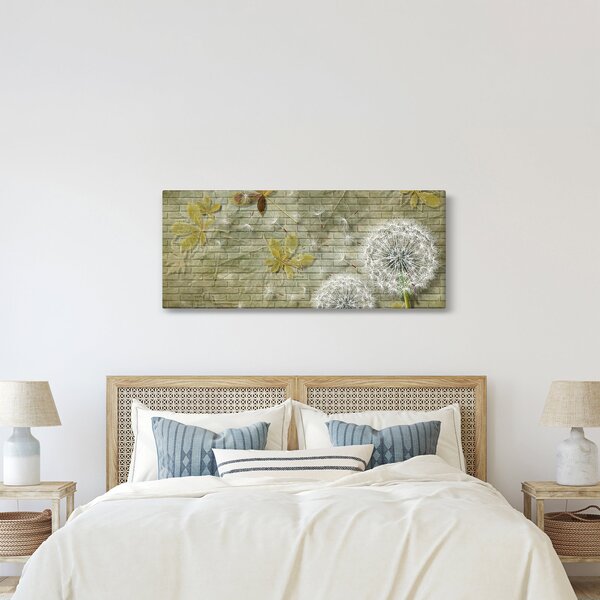 Tablou - Păpădii suflate de vânt (120x50 cm)