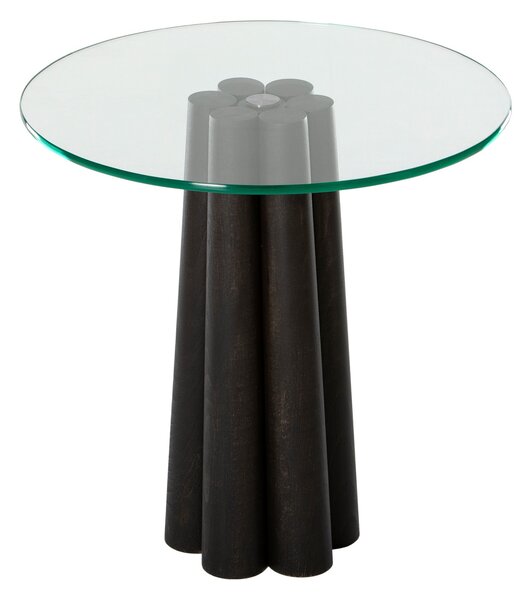 Măsuţă de cafea, Hanah Home, Culoare: Transparent Negru
