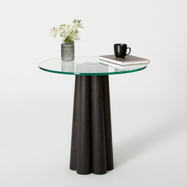 Măsuţă de cafea, Hanah Home, Culoare: Transparent Negru