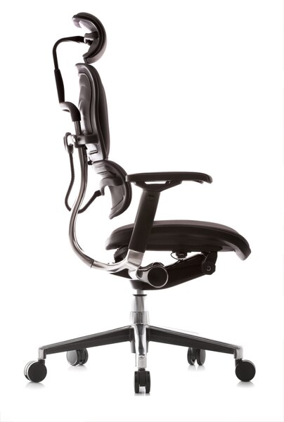 Scaun de birou - ERGOHUMAN2 PDH ULTRA BLACK FRAME W09-01+ALU BASE - precomanda 7-12 zile