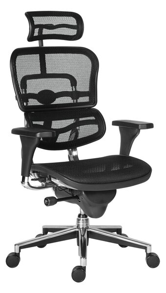 Scaun de birou - ERGOHUMAN2 PDH ULTRA BLACK FRAME W09-01+ALU BASE - precomanda 7-12 zile