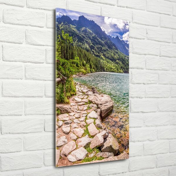 Tablou Printat Pe Sticlă Marine ochi Tatry