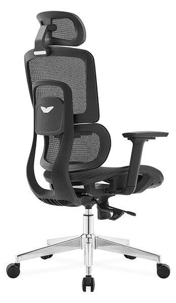 Ergodynamic Gary H - Scaun de birou - Full mesh - black, translatie sezut, brate 3D