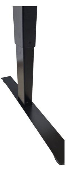 Birou reglabil electric TerrA2DS BLACK - profil dreptunghiular , profil cadru Negru