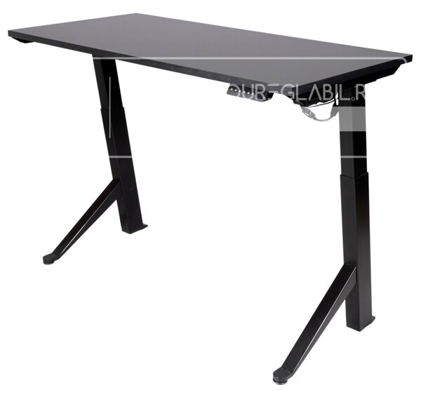 Birou reglabil electric TerrA2Y Black-cadru in Y / profil cadru negru