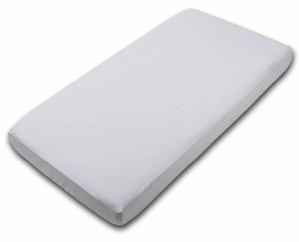 Set 2 cearceafuri din bumbac cu elastic roata pentru patut 120x60 cm Kidizi Grey Circus