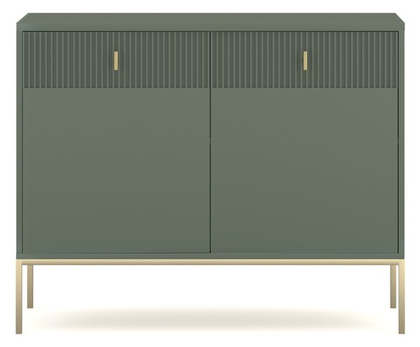 Comodă Magara 2D2S (verde fumuriu + auriu). 1154754