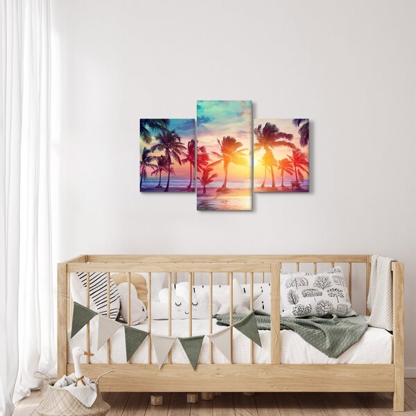 Tablou - Apus de soare tropical (90x60 cm)