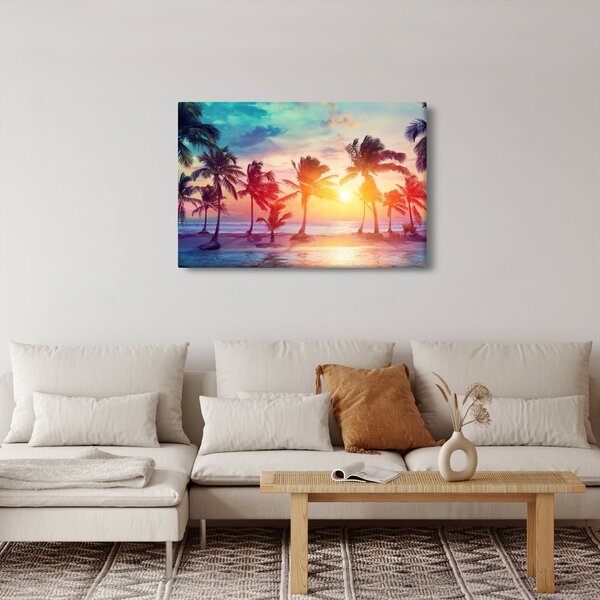 Tablou - Apus de soare tropical (90x60 cm)