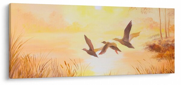 Tablou - Macarale la apus de soare (120x50 cm)