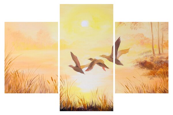Tablou - Macarale la apus de soare (90x60 cm)