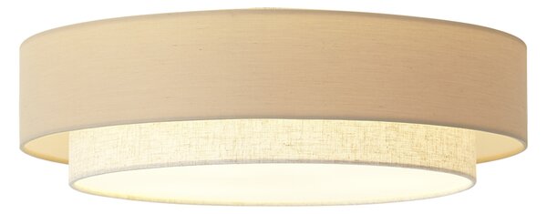 Plafonieră modernă bej 50cm 3 lumini - Drum Duo