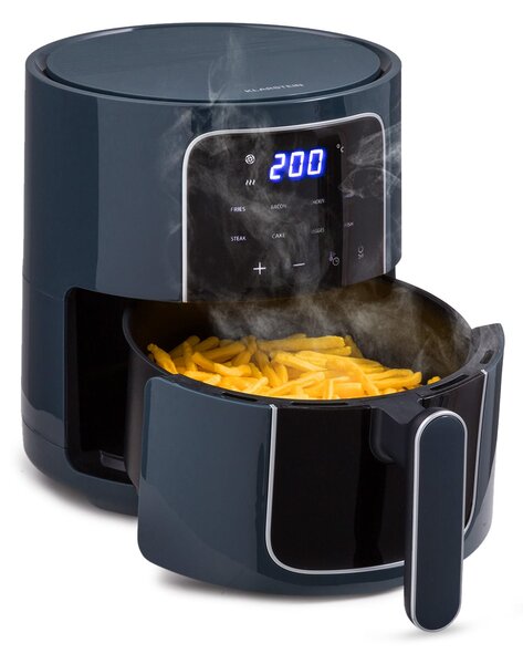 Klarstein Crisp-Pro, friteuză cu aer cald, Air Fryer, 1400 W, 3,5 litri, 8 programe, cronometru