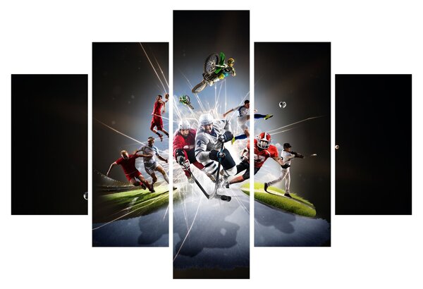 Tablou - Sportivii (150x105 cm)