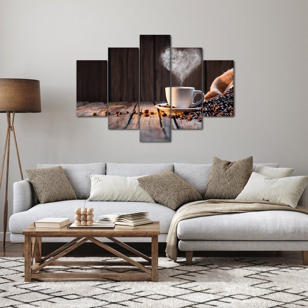 Tablou - Timp pentru cafea (150x105 cm)